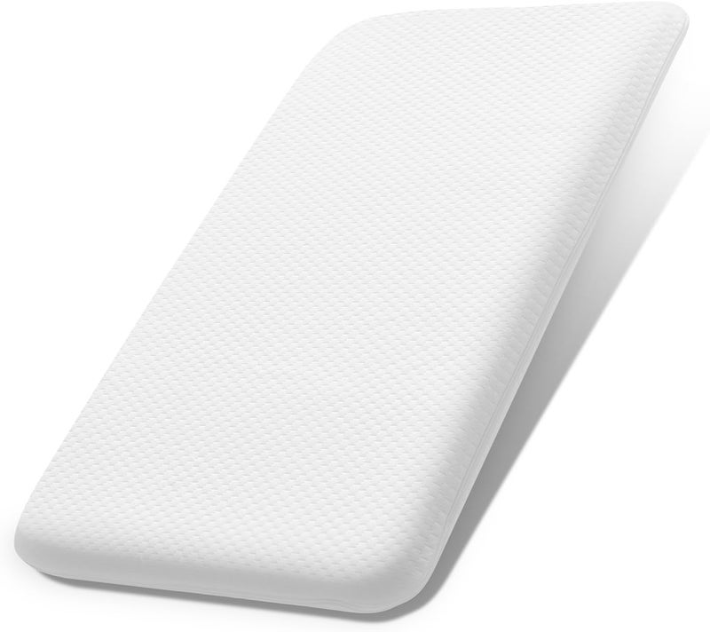 Lisara Baby Bassinet Mattress Pad, 33 x 20 Dual Sided Gel Memory Foam Mattress with Waterproof, Removable and Breathable Ice Silk Cover, Fit for Baby Delight/Mika Micky/KoolerThings Bassinet - Image 1